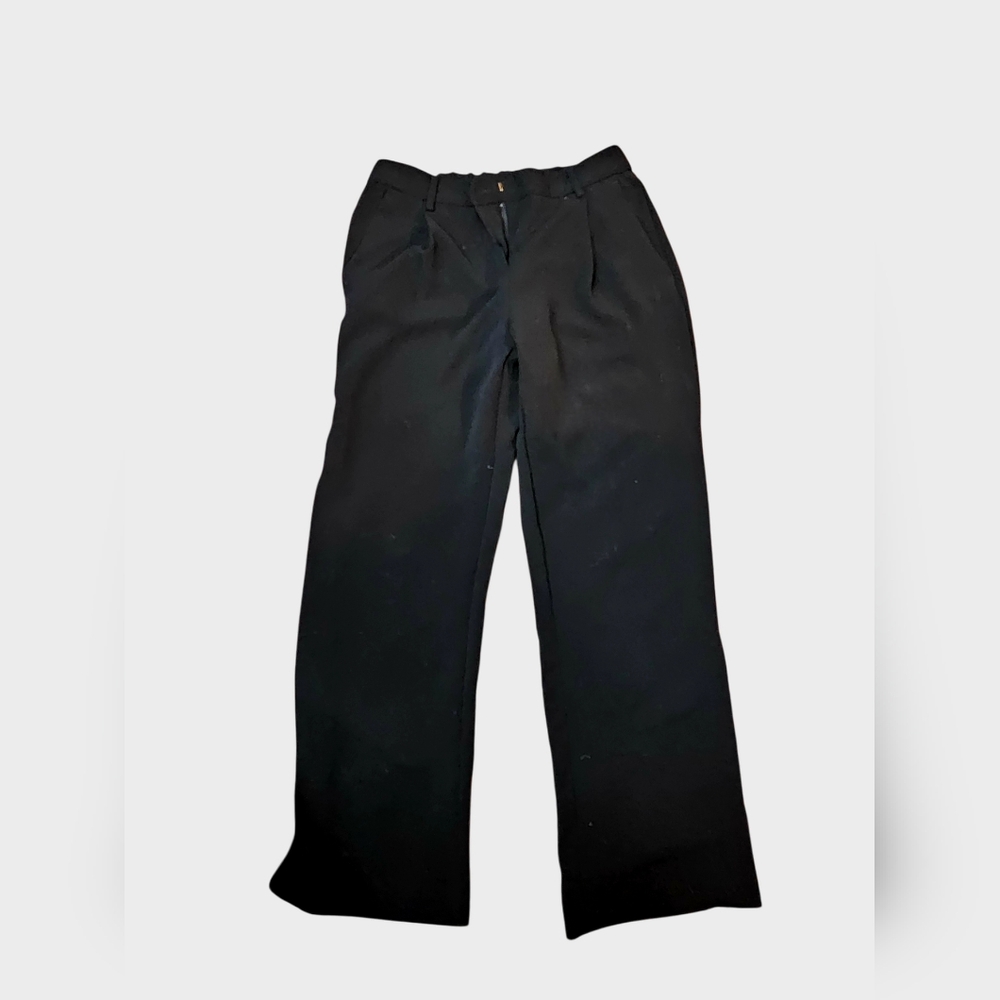 DKNY Womens Classic Black Dress Pants